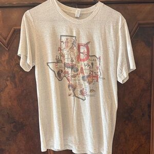 Bella Canvas Cream Texas Graphic Tee